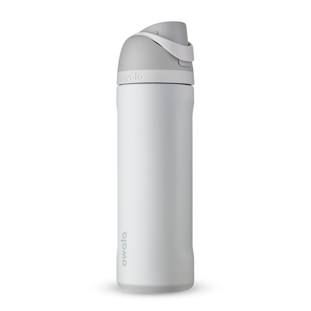 24oz Shy Marshmallow Stainless Steel Insulated Owala FreeSip Water Bottle